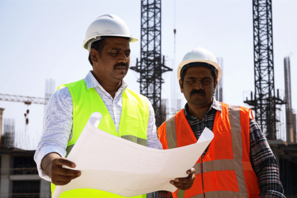 Mr. Santosh Kumar, experienced civil engineer in Coimbatore